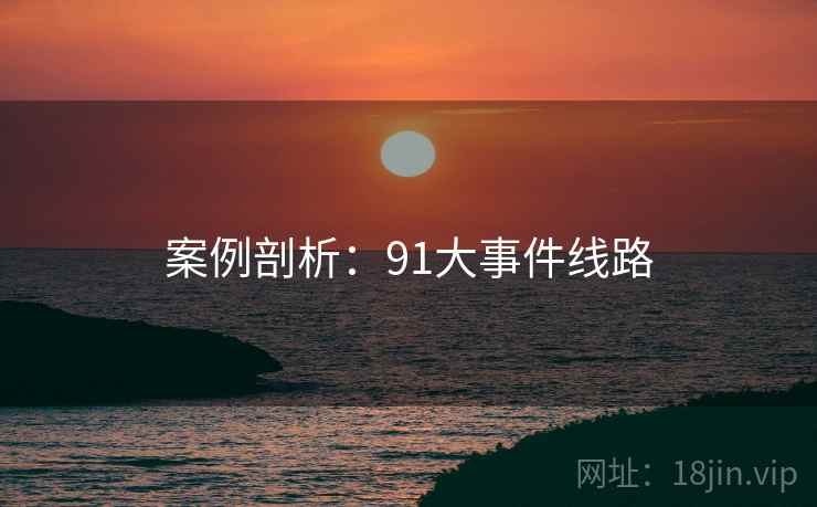 案例剖析:91大事件线路