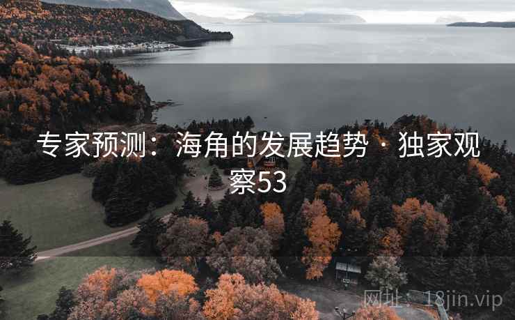 专家预测:海角的发展趋势 · 独家观察53 专家预测:海角的发展趋势 · 独家观察53